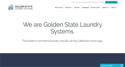 Desktop Screenshot of goldenstatelaundrysystems.com